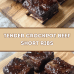 Tender Crockpot Beef Short Ribs 🍖🥩