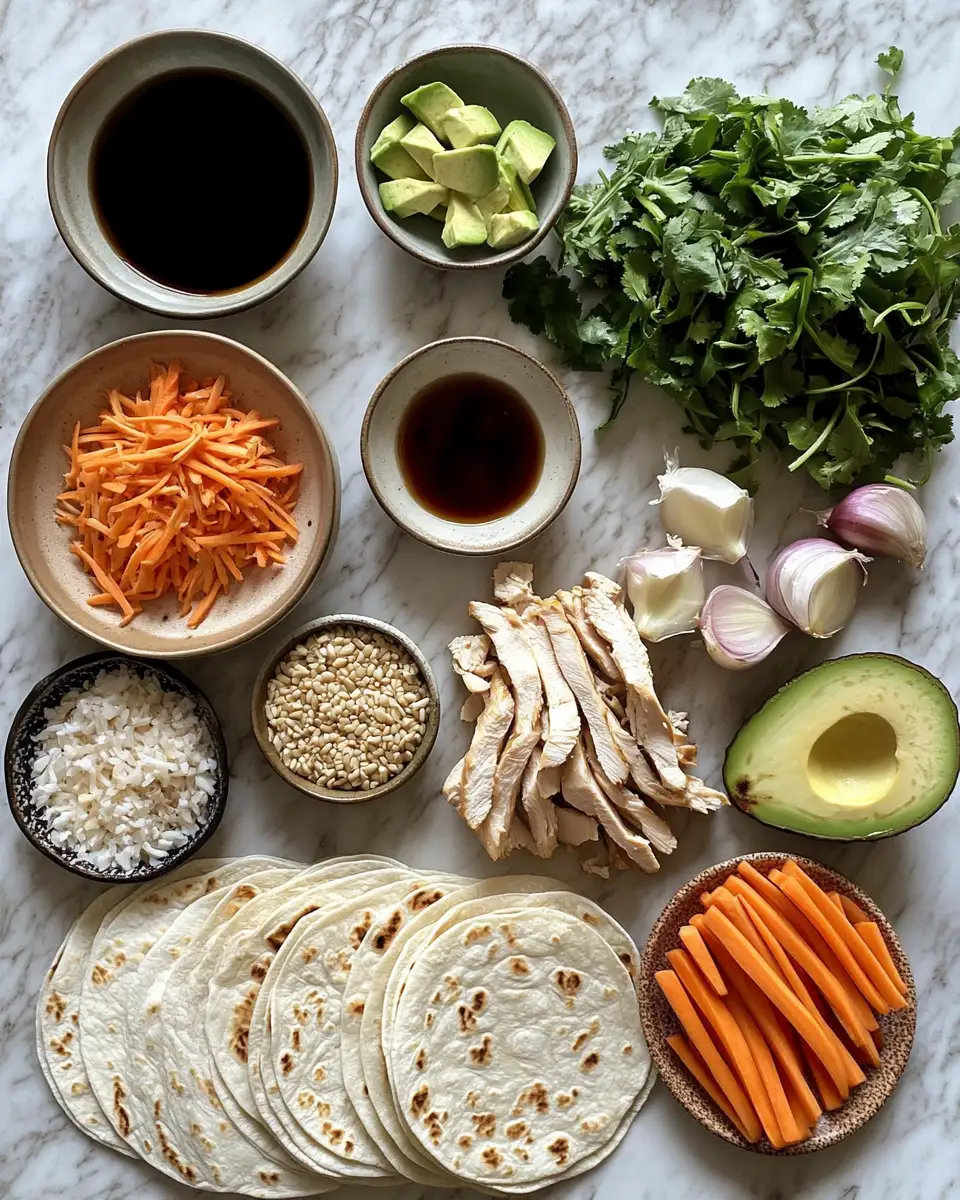 Ingredients for Flavor-Packed Teriyaki Chicken Wrap Recipe You Need to Try