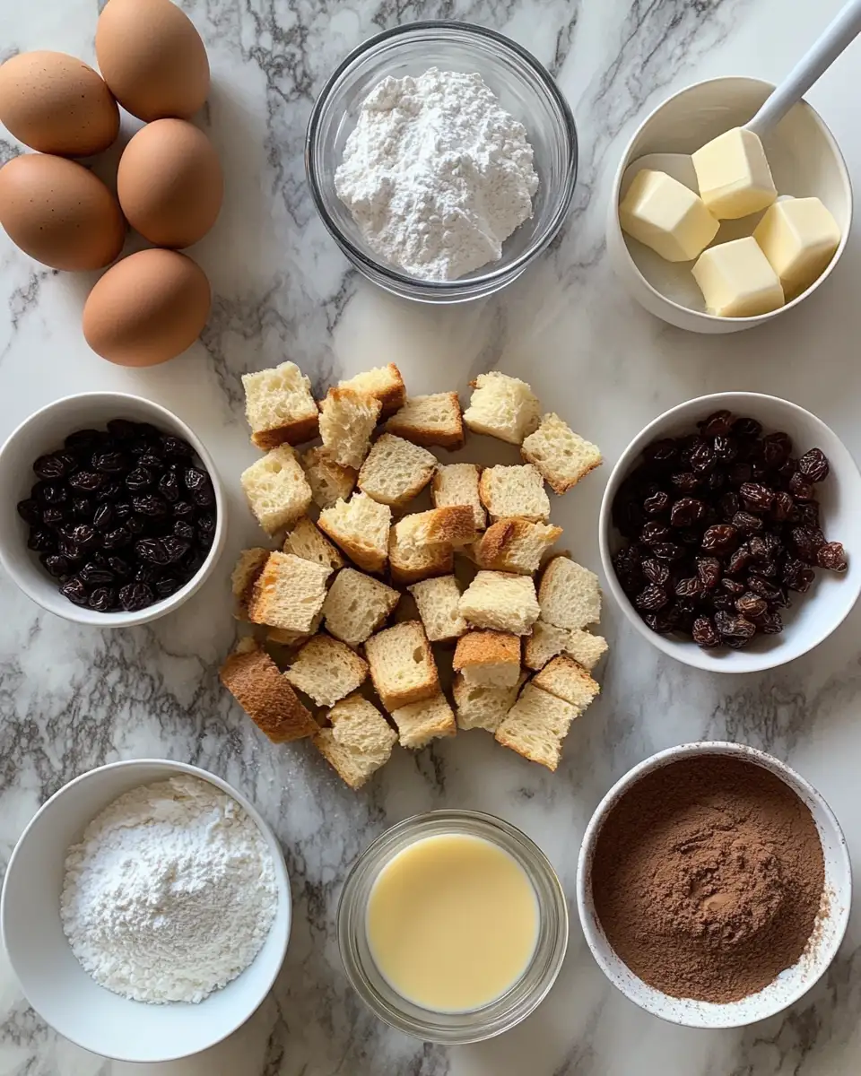 Ingredients for The Best Bread Pudding Recipe You Need to Try Today