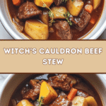 Witch’s Cauldron Beef Stew 🧙‍♀️🥘