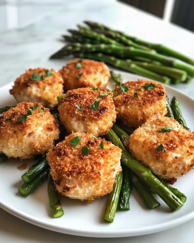 Crispy Baked Chicken Bites with Tender Asparagus Delight - Featured Image