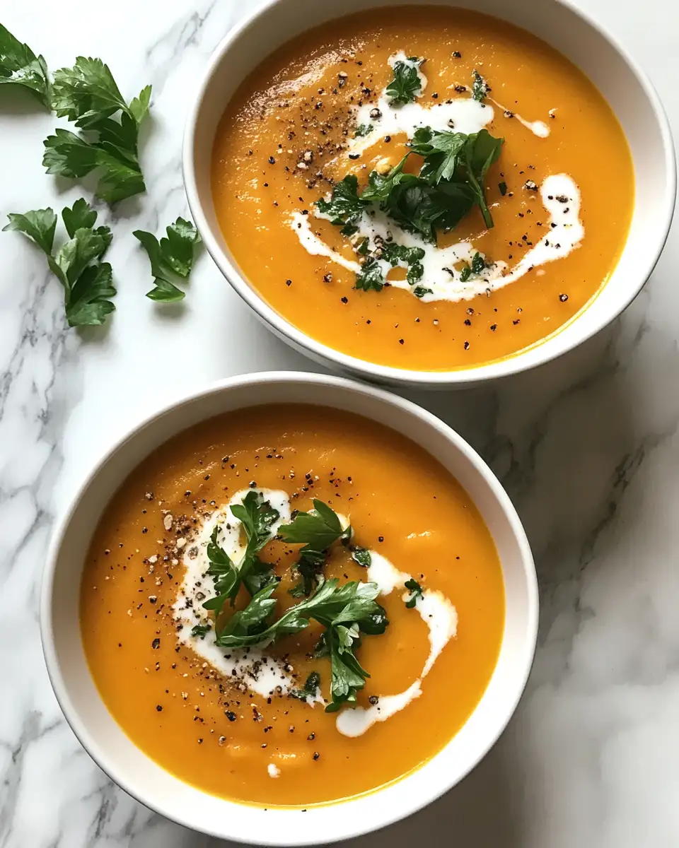 Creamy Butternut Squash Sweet Potato Soup Recipe to Warm Your Soul - Featured Image