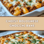 Cheesy Bolognese Gnocchi Bake 🧀🍝