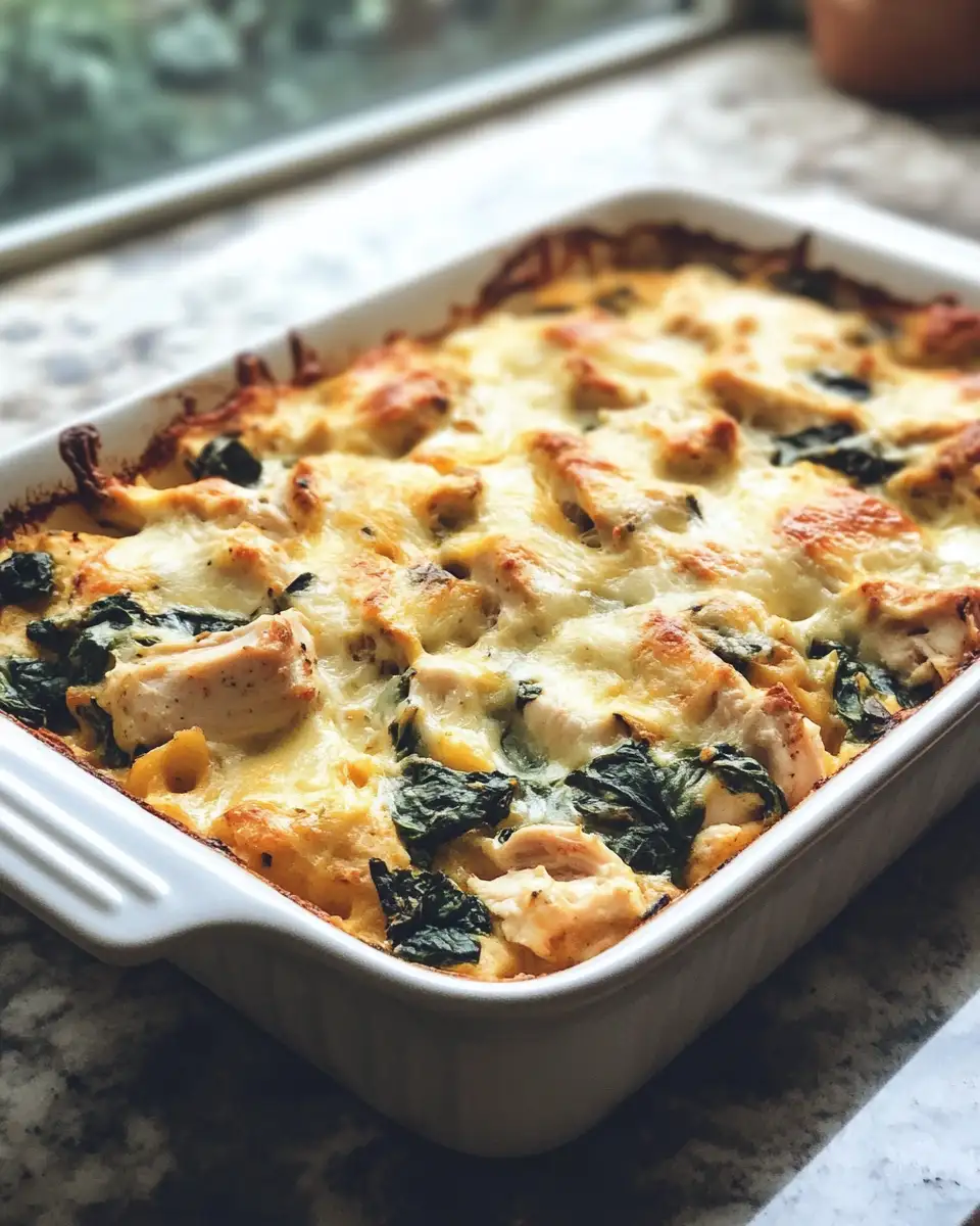 Hearty and Healthy Chicken and Spinach Casserole Recipe to Savor - Featured Image