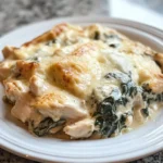 Creamy Chicken and Spinach Casserole with Cream Cheese Bliss - Featured Image
