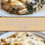 Creamy Chicken & Spinach Casserole 🍗🥬