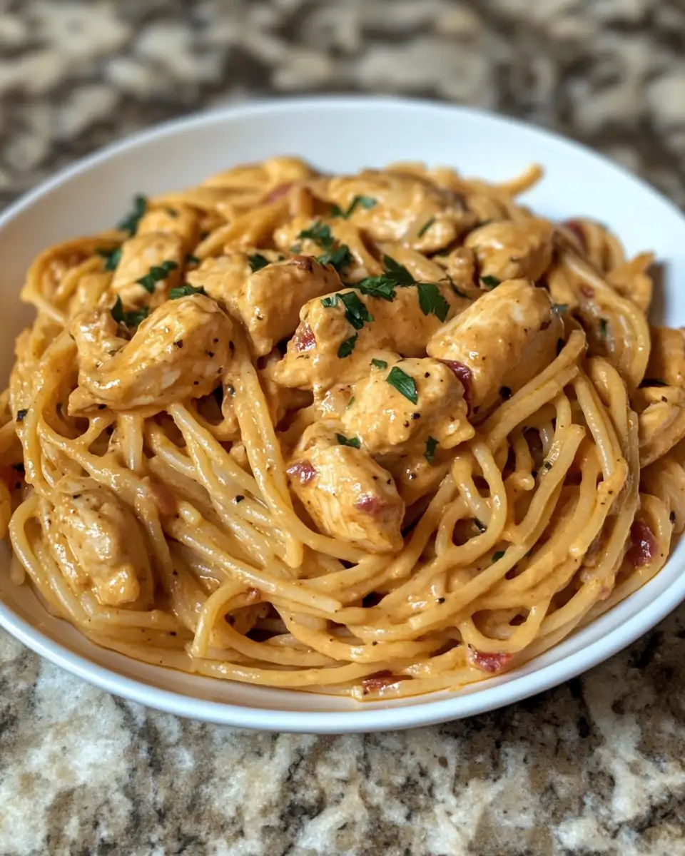 Final dish - Ultimate Creamy Cajun Chicken Spaghetti Recipe for Bold Flavor Fans