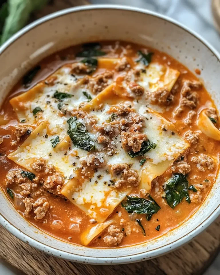 Dive Into Comfort with This Irresistible Creamy Lasagna Soup Recipe - Featured Image