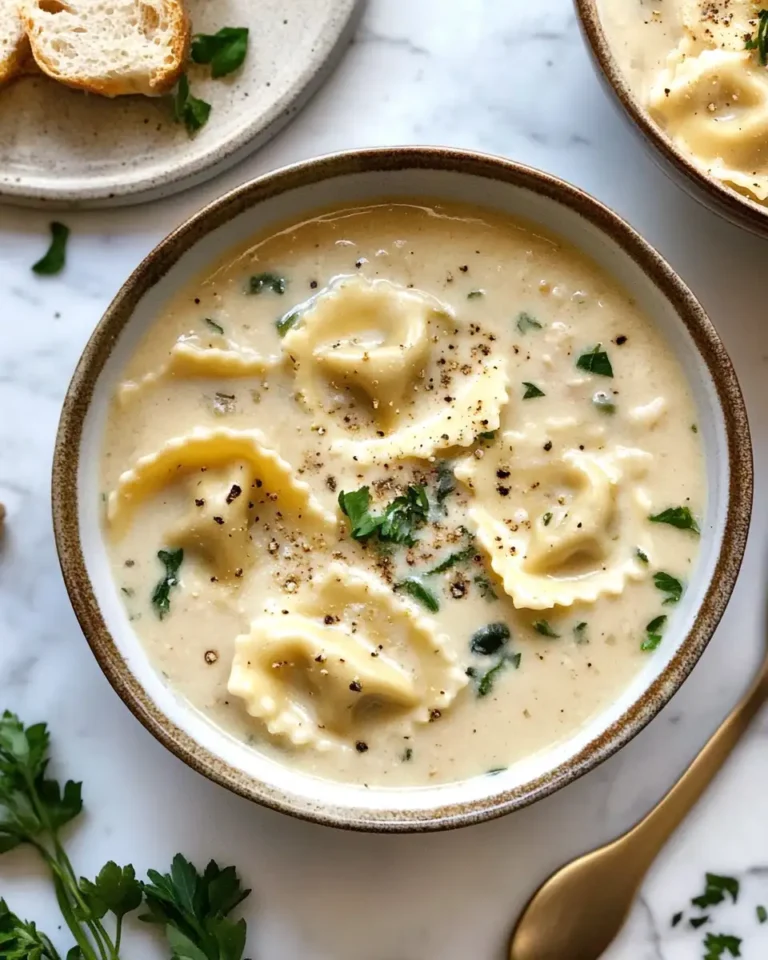 Dive Into Deliciousness with Creamy Tuscan Ravioli Soup - Featured Image