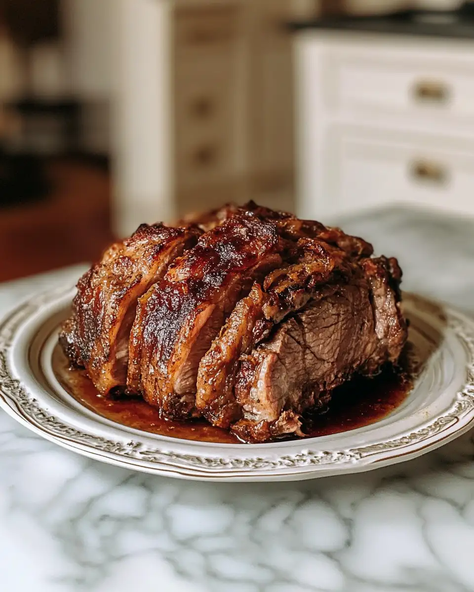 Final dish - The Ultimate Guide to Crispy Slow-Roasted Pork Shoulder That Melts in Your Mouth