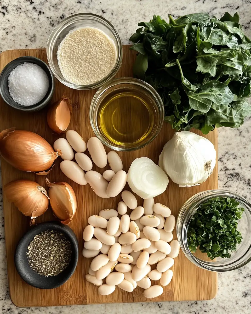 Ingredients for Hearty Italian Sausage White Bean Soup Recipe for Cozy Nights