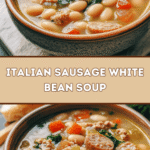 Hearty Italian Sausage White Bean Soup 🍲🇮🇹