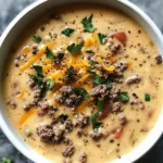 Creamy Keto Cheeseburger Soup That Will Satisfy Your Cravings - Featured Image