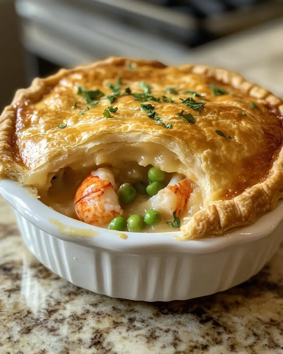 Final dish - Ultimate Comfort Food Delight Lobster Pot Pie Recipe