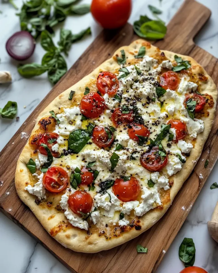 Discover the Delicious Flavors of Mediterranean Flatbread Pizza - Featured Image