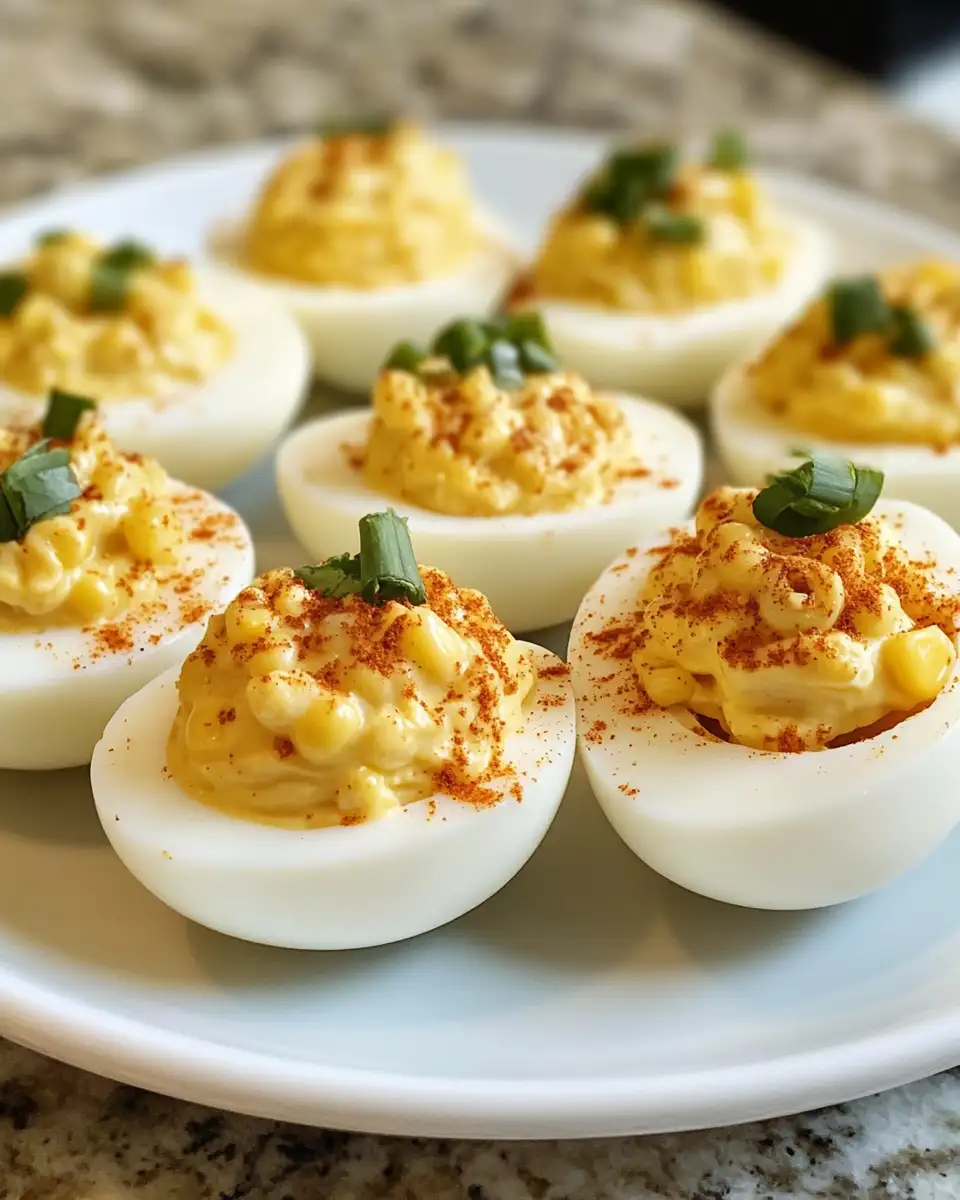 Mexican Street Corn Deviled Eggs That Will Spice Up Your Snack Game