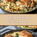 One-Pan Creamy Chicken Orzo 🍗✨