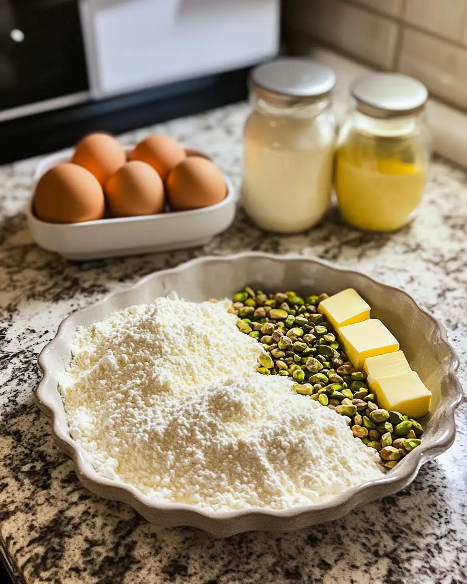 Ingredients for Irresistible Pistachio Cream Cookies You Have to Try Today