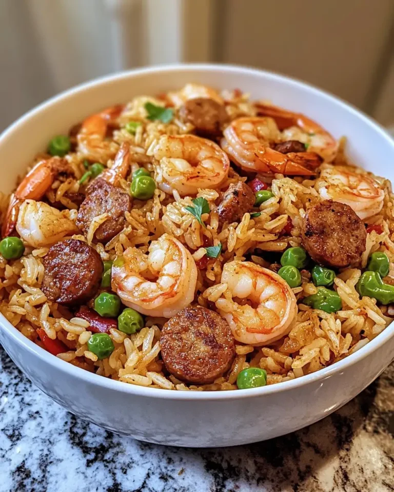 Irresistible Shrimp and Sausage Dirty Rice Recipe to Spice Up Your Dinner - Featured Image