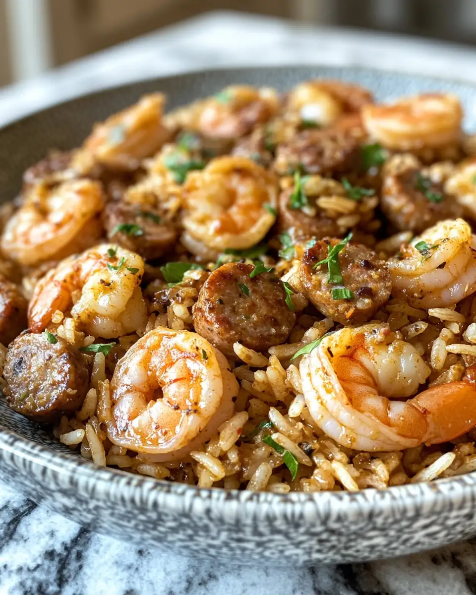 Final dish - Irresistible Shrimp and Sausage Dirty Rice Recipe to Spice Up Your Dinner