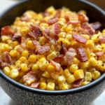 Irresistible Slow Cooker Cheddar Corn with Bacon Recipe You Have to Try - Featured Image