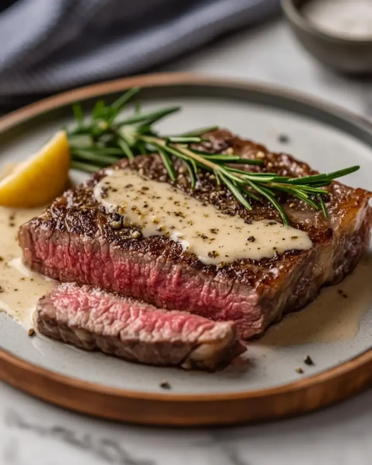 Irresistible Steak with Creamy Garlic Sauce That Will Melt in Your Mouth - Featured Image