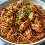 Irresistible Sticky Garlic Chicken Noodles That Will Satisfy Your Cravings - Featured Image