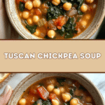 Hearty Tuscan Chickpea Soup 🍲🌿