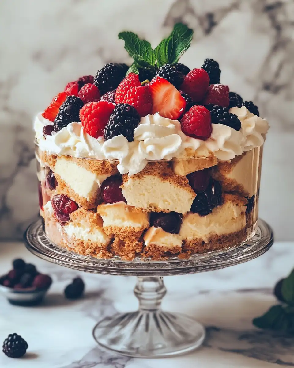 Irresistible Berry Trifle Cake Recipe That Will Sweeten Your Day - Featured Image