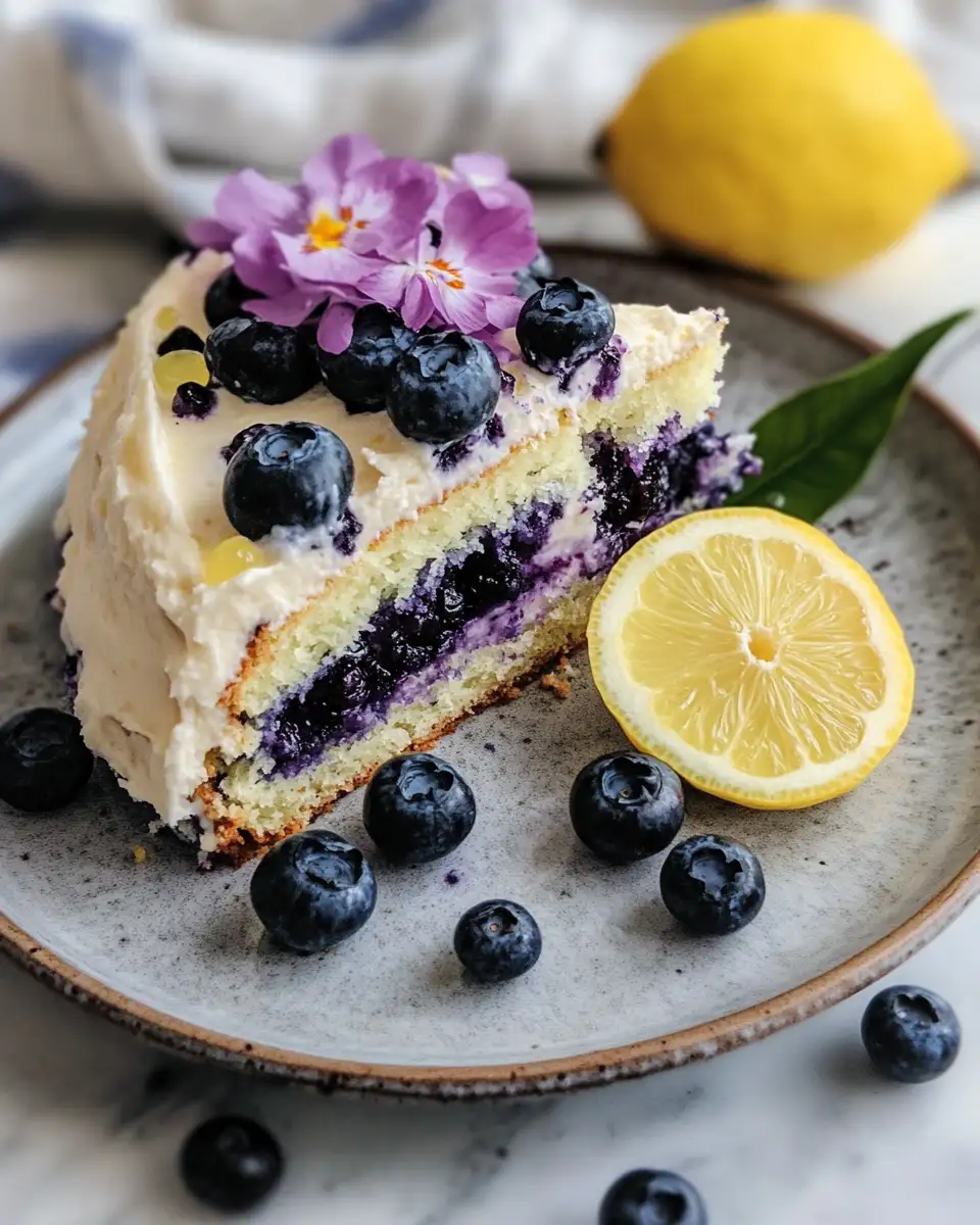 Irresistible Blueberry Lemon Cake Recipe That Will Brighten Your Day - Featured Image