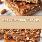Irresistible Caramel Crunch Bars 🍬🍫