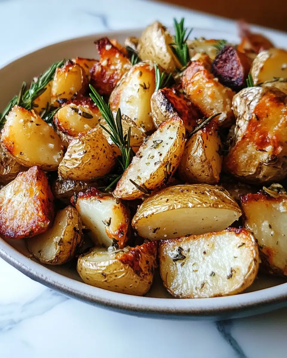 Irresistibly Crispy Garlic Herb Roasted Potatoes You Need to Try - Featured Image