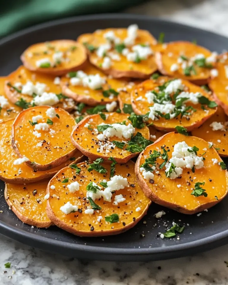 Irresistible Honey Feta Sweet Potato Rounds You Need to Try - Featured Image