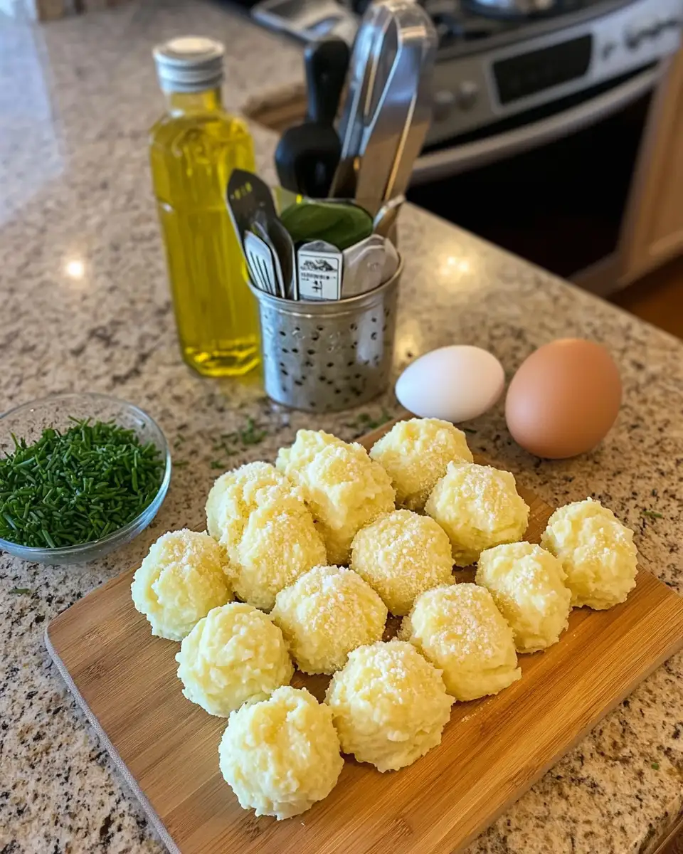 Ingredients for Irresistible Mashed Potato Cheese Puffs That Melt in Your Mouth
