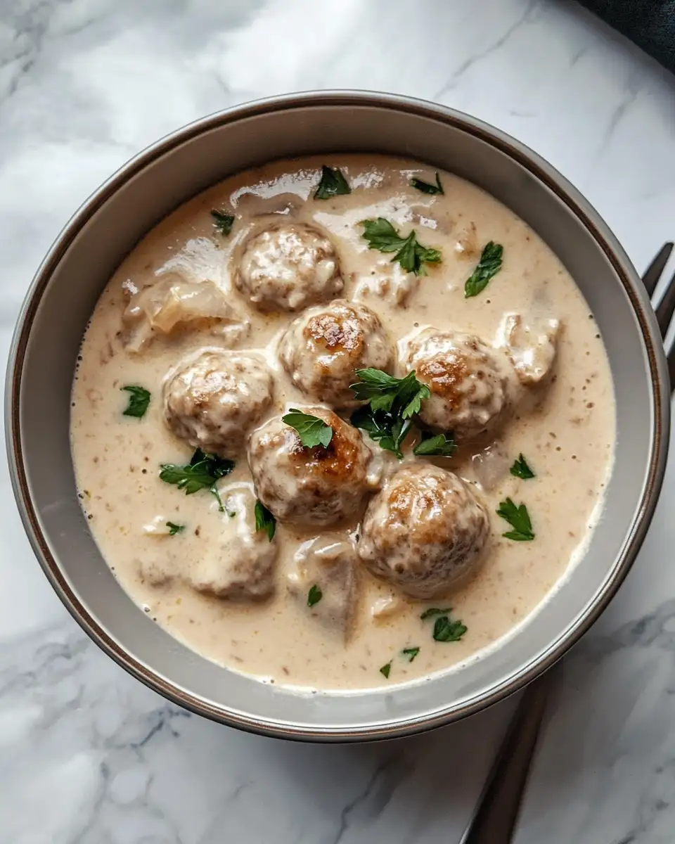 Cozy Up with This Creamy Swedish Meatball Soup Recipe - Featured Image