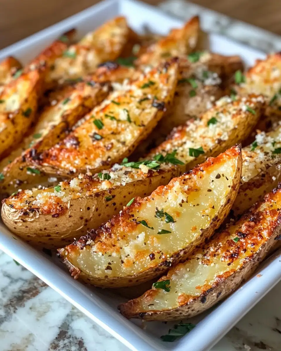 Crispy Baked Parmesan Ranch Potato Wedges You Need to Try - Featured Image