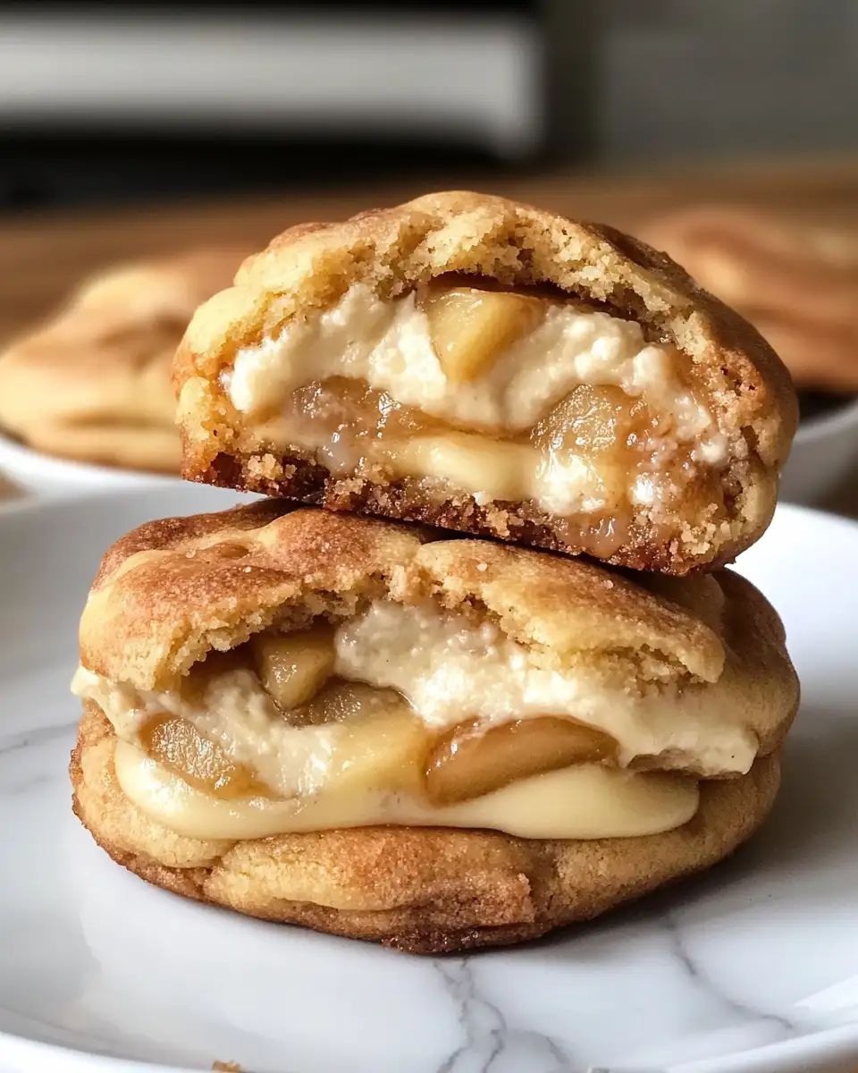 Irresistible Caramel Apple Cheesecake Stuffed Cookies You Need to Try - Featured Image