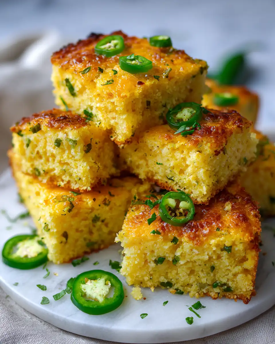 Irresistible Cheddar Jalapeño Cornbread Casserole Recipe You Need to Try - Featured Image