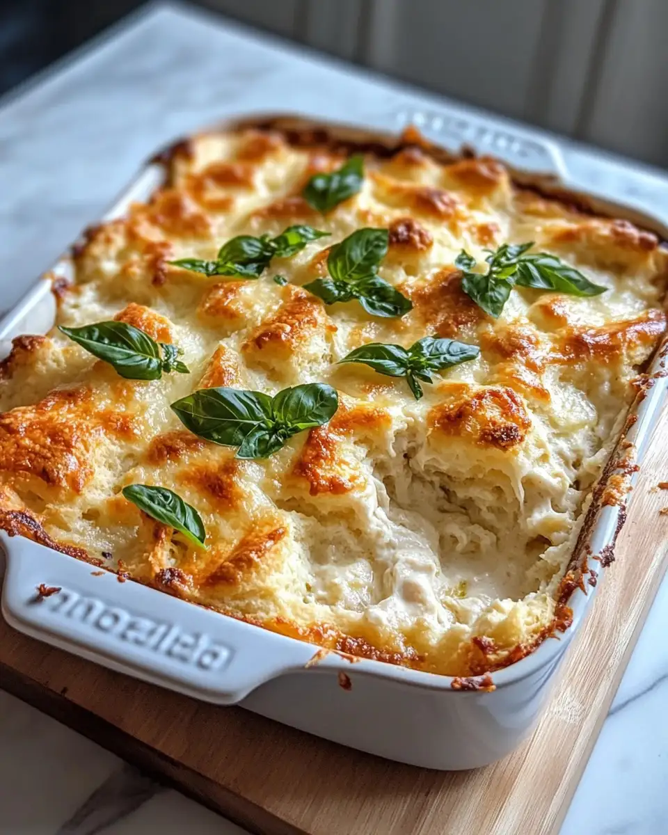 Irresistible Chicken Alfredo Biscuit Bake Recipe You Have to Try - Featured Image