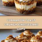 Cinnamon Toast Crunch Cheesecake Cups 🥄🍰