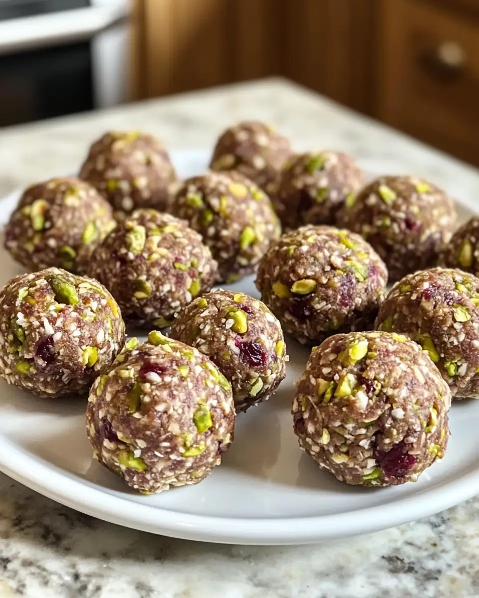 Final dish - Deliciously Nutty Cranberry Pistachio Balls You Have to Try
