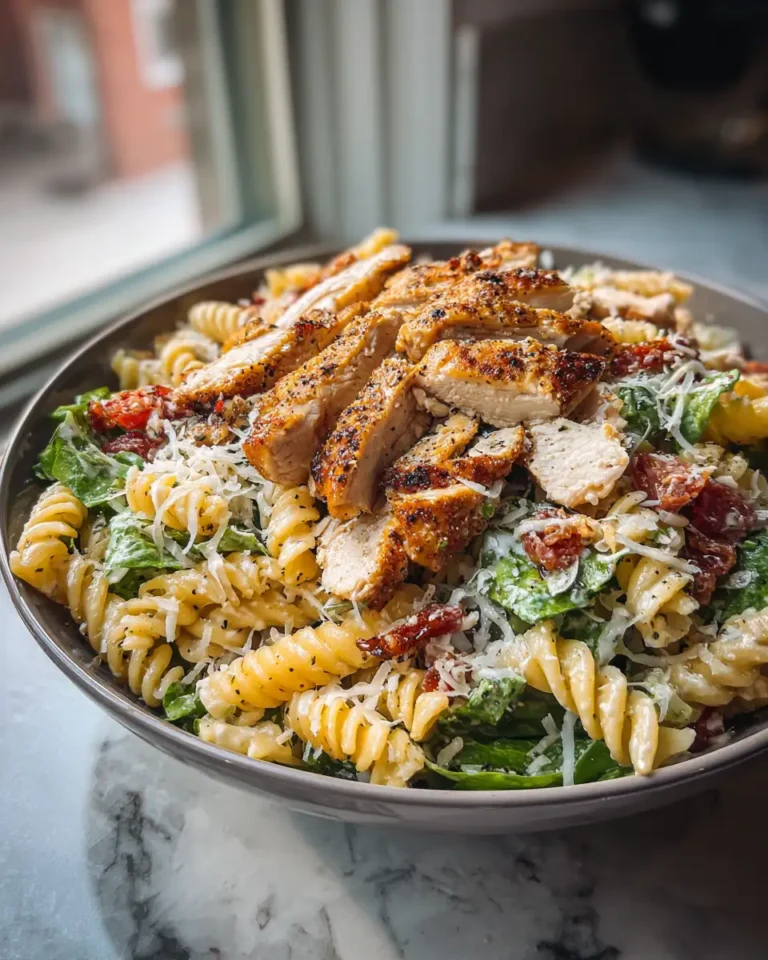 Ultimate Crispy Chicken Caesar Pasta Salad Recipe to Savor This Summer - Featured Image
