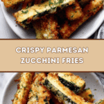 Crispy Parmesan Zucchini Fries 🥒🧀