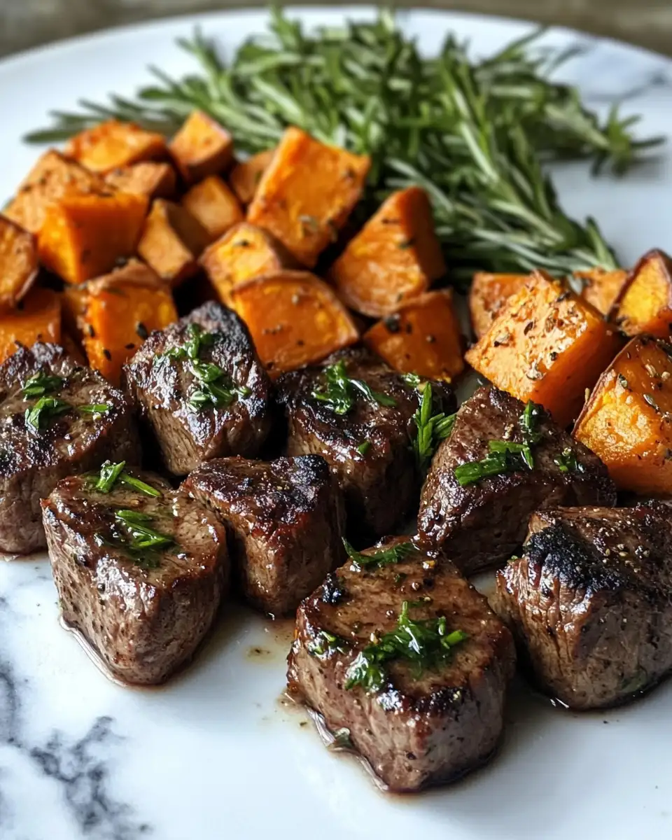 Garlic Butter Steak Bites with Sweet Potatoes The Ultimate Flavor-Packed Dinner - Featured Image