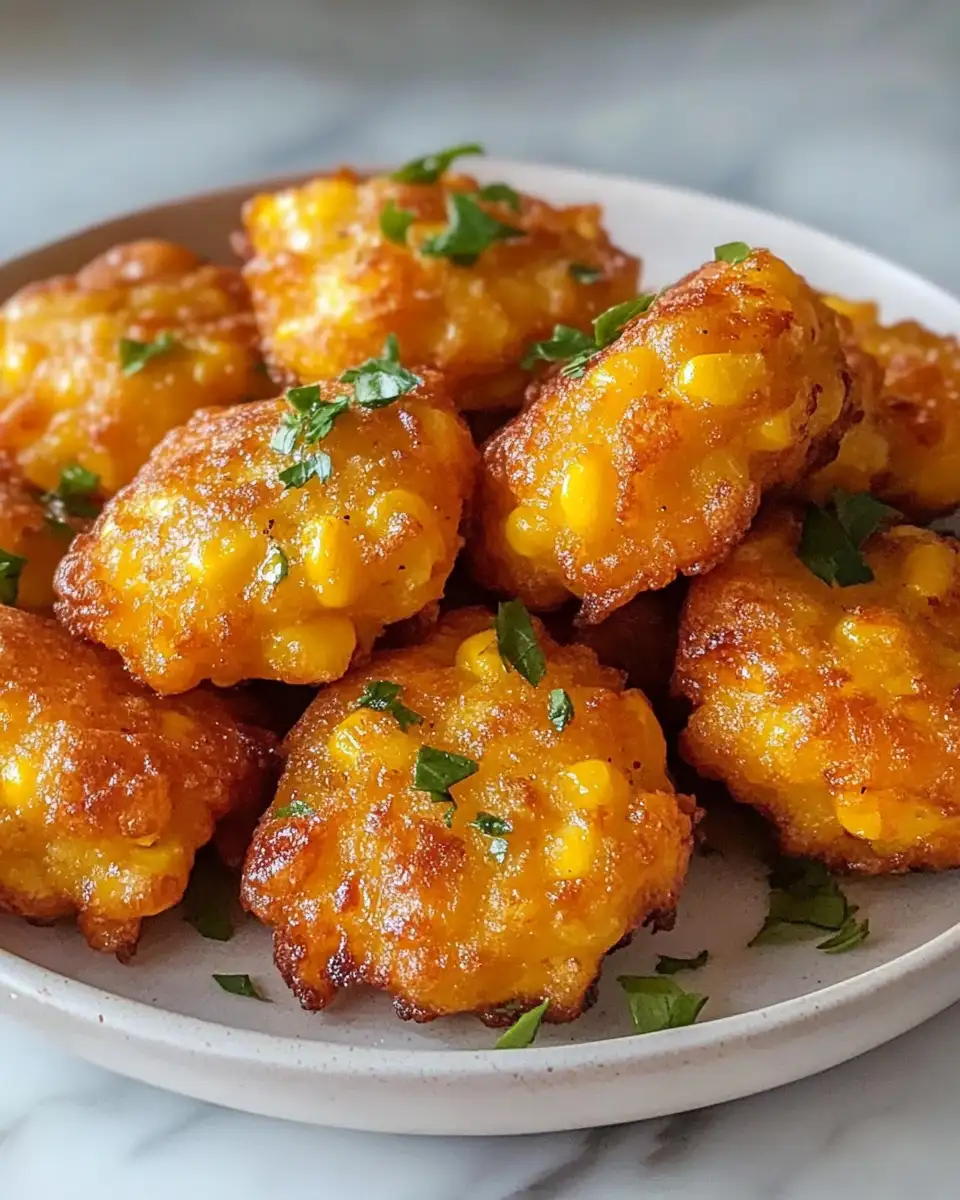 Spice Up Your Snack Time with Jalapeño Cream Cheese Corn Fritters - Featured Image