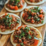 Mediterranean Mini Lahmacun Bites A Flavorful Twist on a Classic Favorite - Featured Image