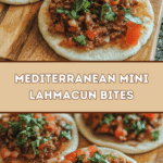 Mediterranean Mini Lahmacun Bites 🥙🌿