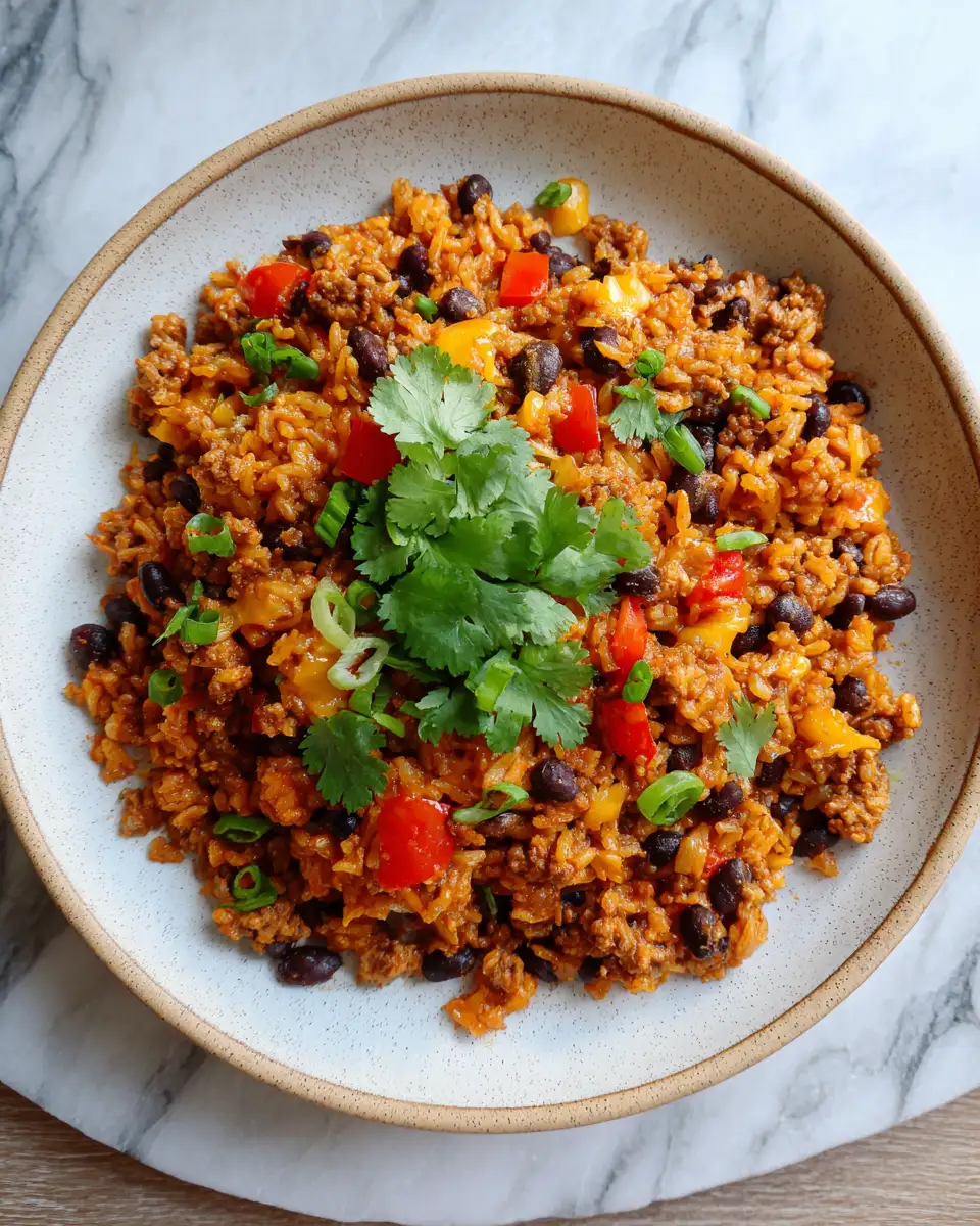 One-Pan Taco Rice with Black Beans A Flavor-Packed Easy Dinner Delight - Featured Image