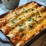 Melt-in-Your-Mouth Queso Chicken Enchiladas You Need to Try - Featured Image