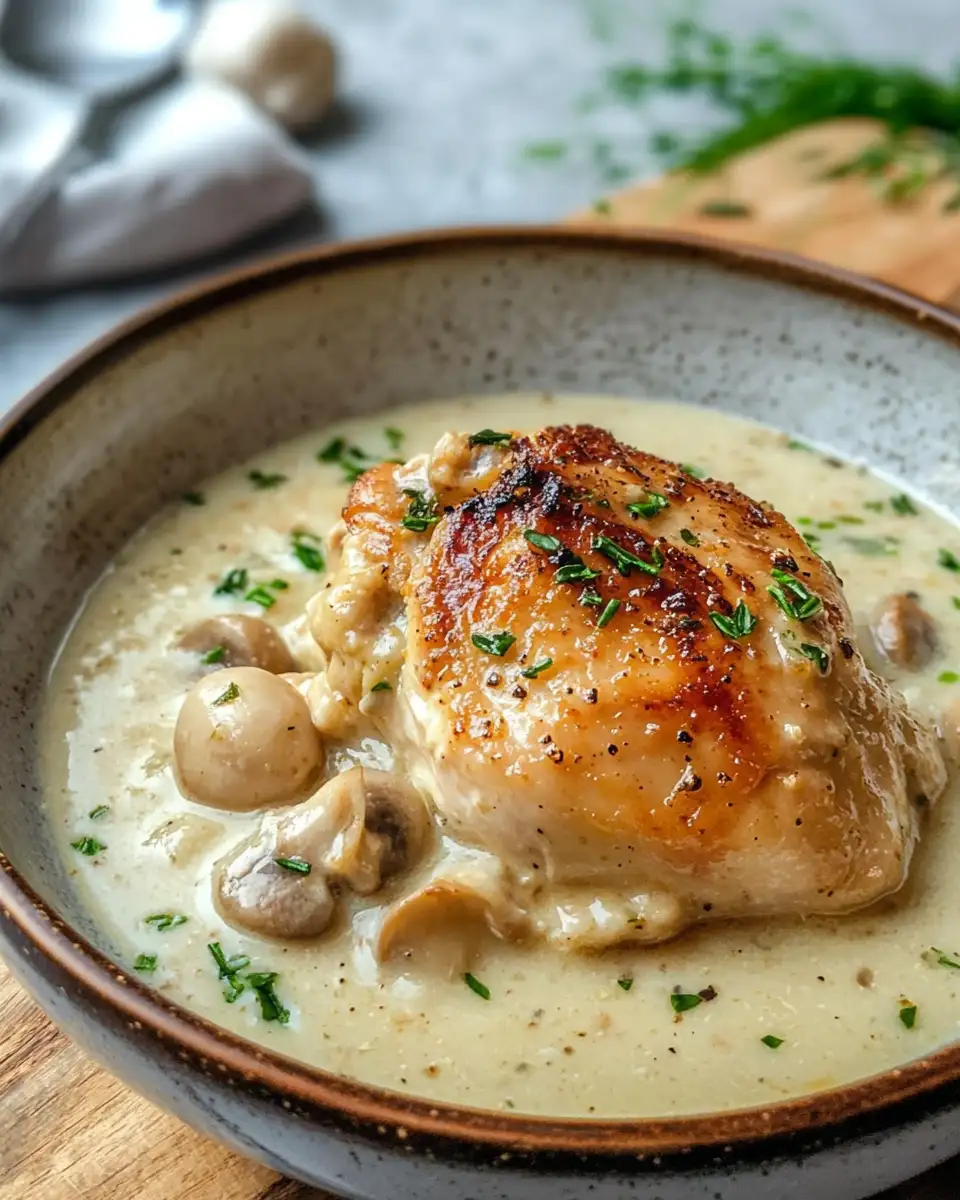 Ultimate Comfort Food Slow Cooker Garlic Chicken and Gravy Recipe - Featured Image